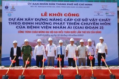 LỄ KHỞI CÔNG: DỰ ÁN XÂY DỰNG NÂNG CẤP CƠ SỞ VẬT CHẤT BỆNH VIỆN NHÂN ÁI (GIAI ĐOẠN 2)