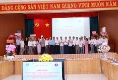 ĐOÀN CÔNG TÁC THÀNH PHỐ HỒ CHÍ MINH DO ĐỒNG CHÍ DƯƠNG ANH ĐỨC - TRƯỞNG BAN TUYÊN GIÁO VÀ DÂN VẬN THÀNH ỦY THÀNH PHỐ HỒ CHÍ MINH, LÀM TRƯỞNG ĐOÀN ĐẾN THĂM VÀ CHÚC MỪNG BỆNH VIỆN NHÂN ÁI NHÂN NGÀY THẦY THUỐC VIỆT NAM 27/2